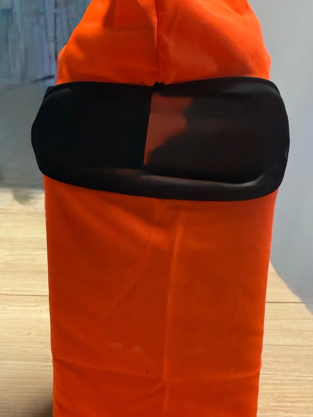 Kids Orange One-Piece Swim Hood